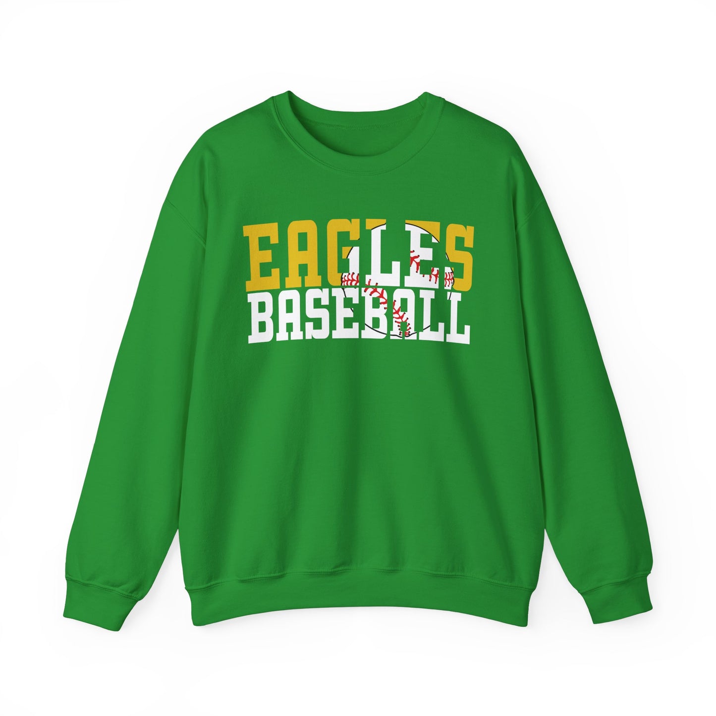 Baseball Cutout - Gildan Unisex Heavy Blend™ Crewneck Sweatshirt