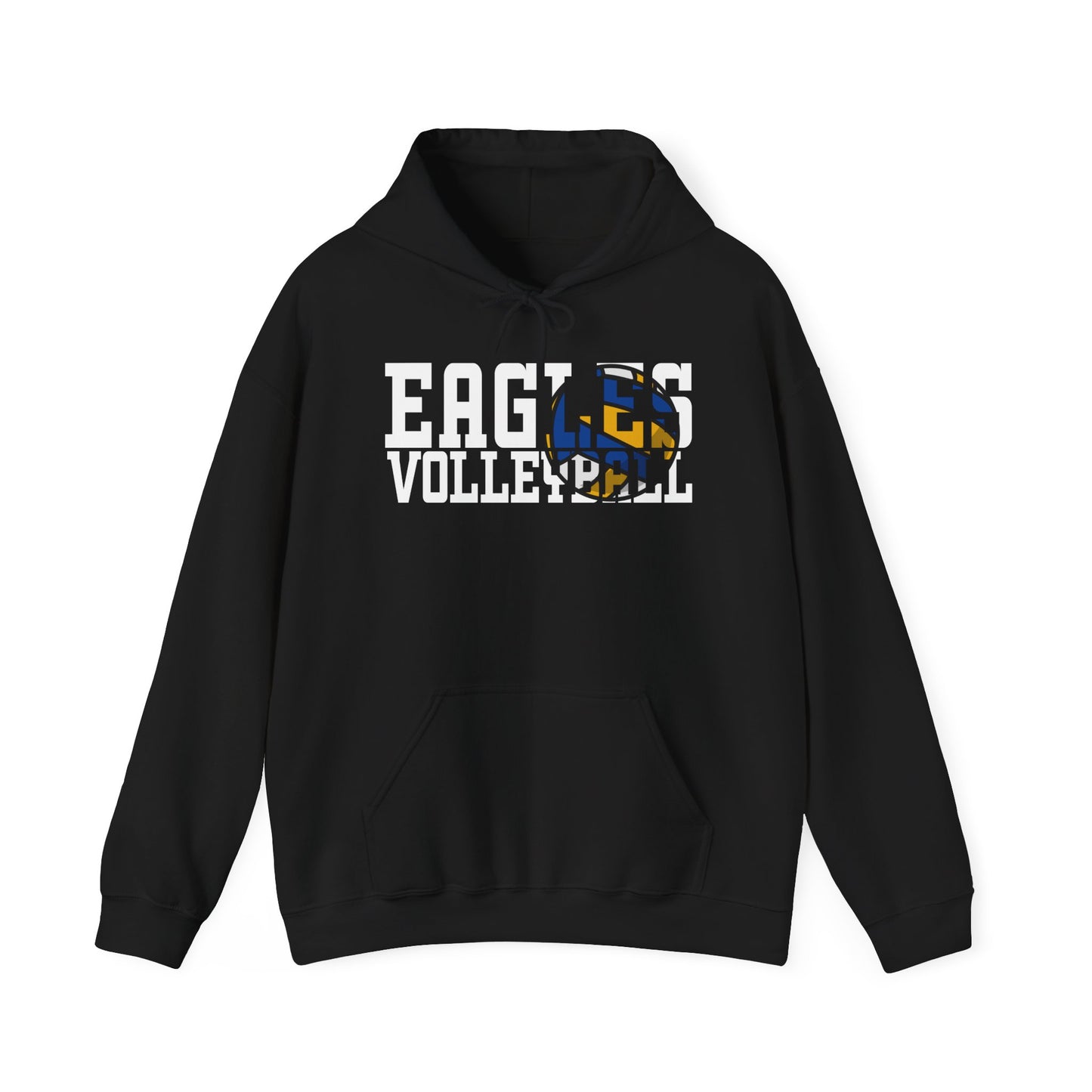 Volleyball Cutout - Gildan Unisex Heavy Blend™ Hooded Sweatshirt