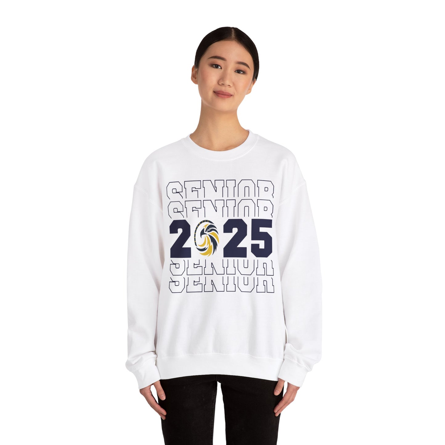 Senior Stacked c/o 2025 - Gildan Unisex Heavy Blend™ Crewneck Sweatshirt