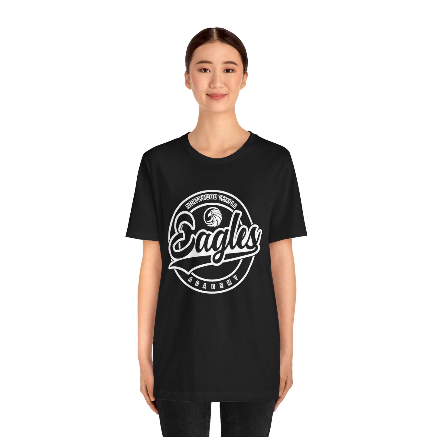 Eagles Circle Stamp - Bella+Canva Unisex Jersey Short Sleeve Tee