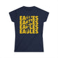 Lightning Bolt Eagle - Gildan Women's Softstyle Tee