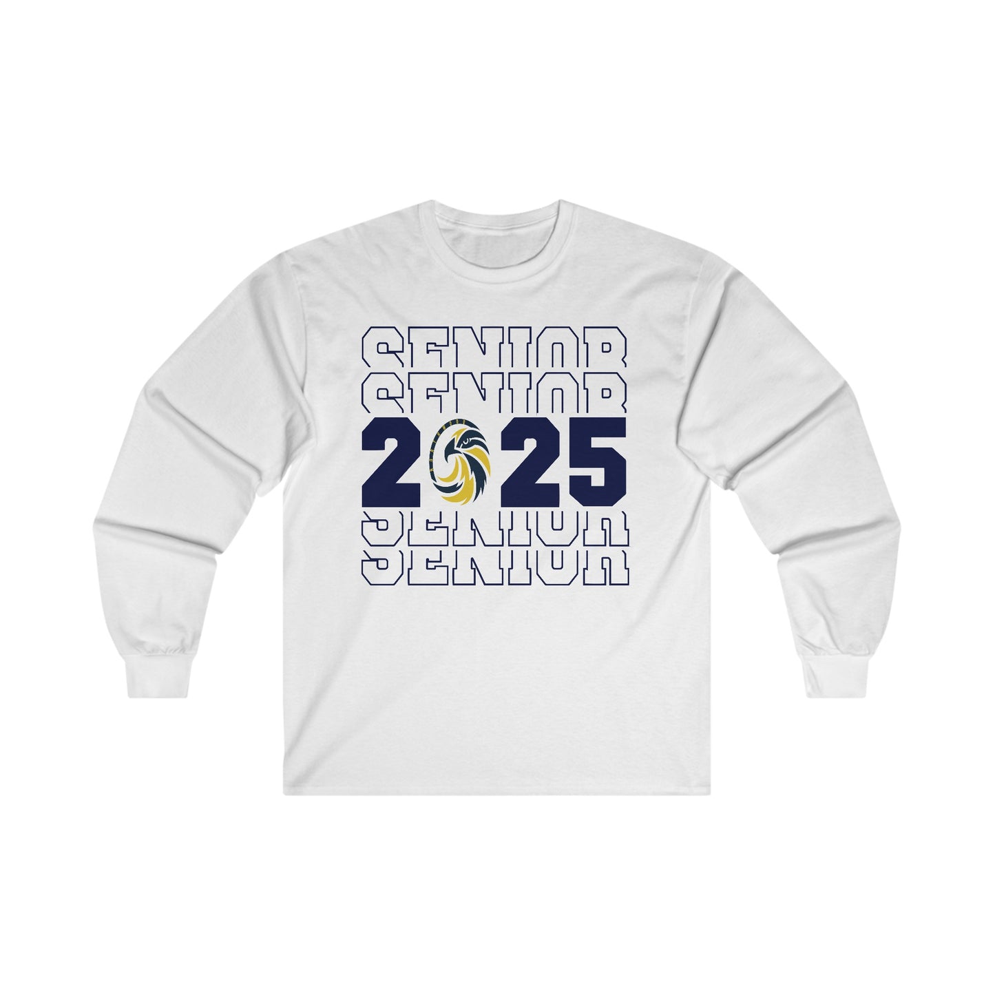 Senior Stacked c/o 2025 - Gildan Unisex Ultra Cotton Long Sleeve Tee