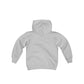 Softball Cutout - Gildan Youth Heavy Blend Hooded Sweatshirt