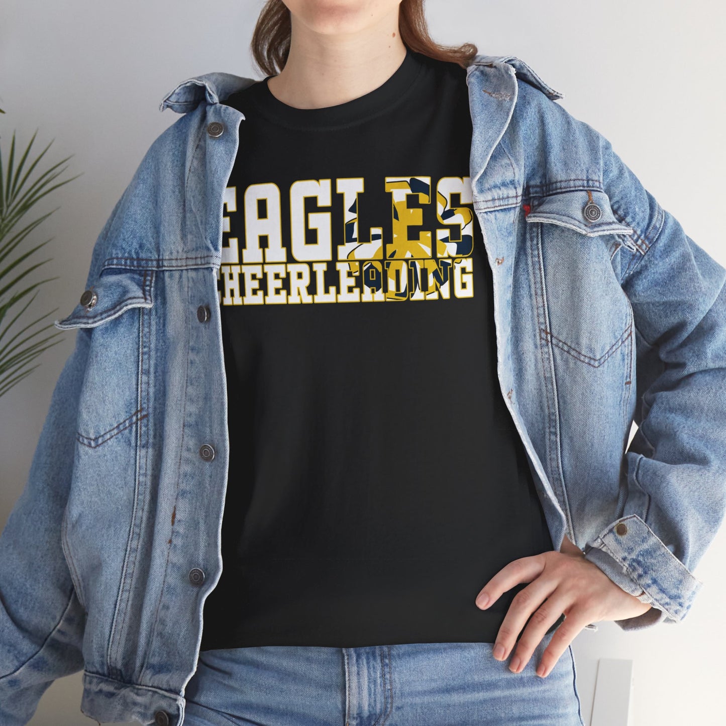 Cheerleading Cutout - Gildan Unisex Heavy Cotton Tee