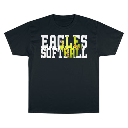 Softball Cutout - Champion T-Shirt