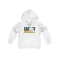 Baseball Cutout - Gildan Youth Heavy Blend Hooded Sweatshirt