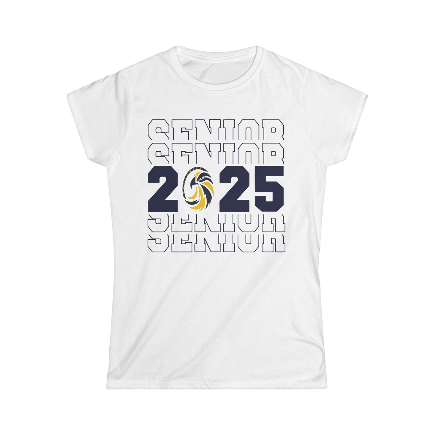 Senior Stacked c/o 2025 - Gildan Women's Softstyle Tee