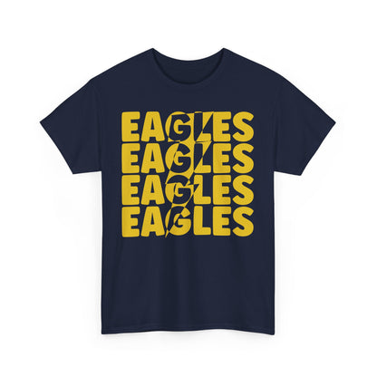 Lightning Bolt Eagles -  Gildan Unisex Heavy Cotton Tee