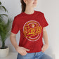 Eagles Circle Stamp - Bella+Canva Unisex Jersey Short Sleeve Tee