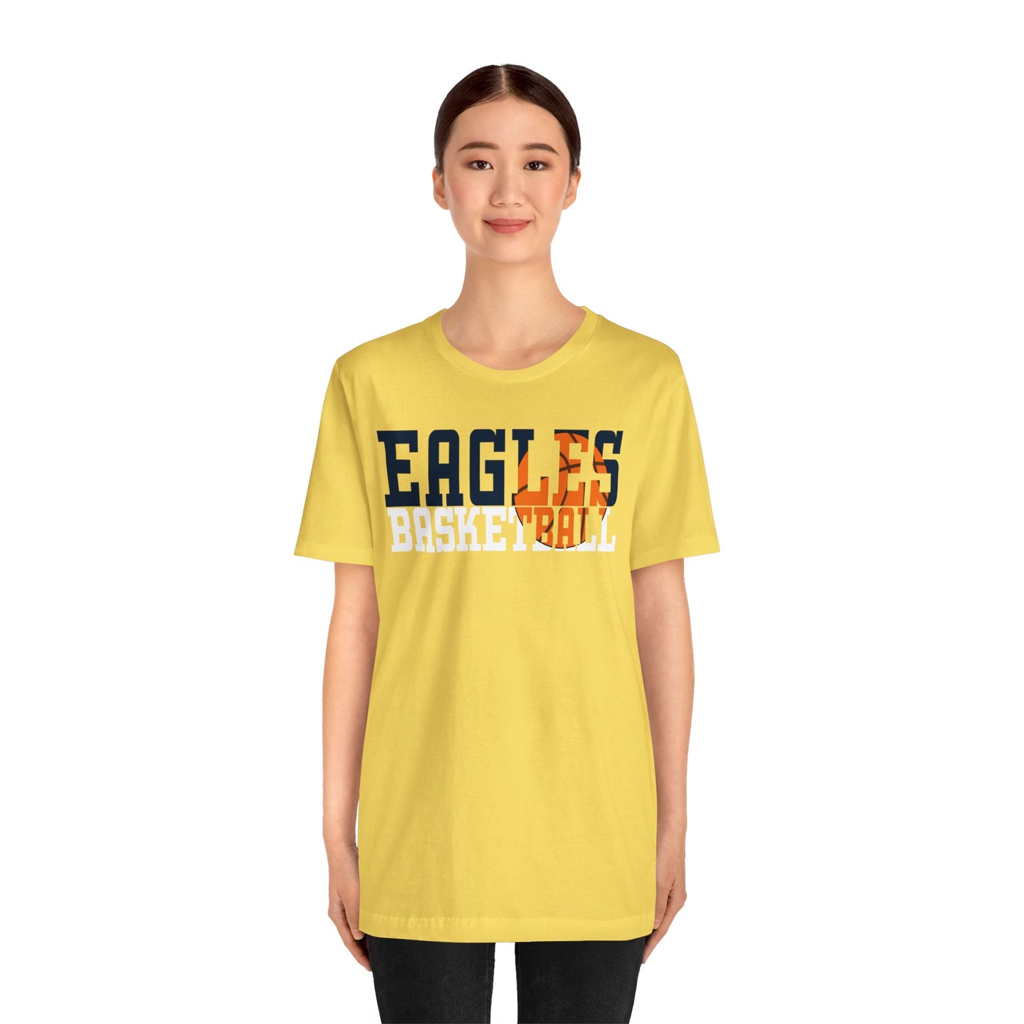 Basketball Cutout - Bella+Canva Unisex Jersey Short Sleeve Tee