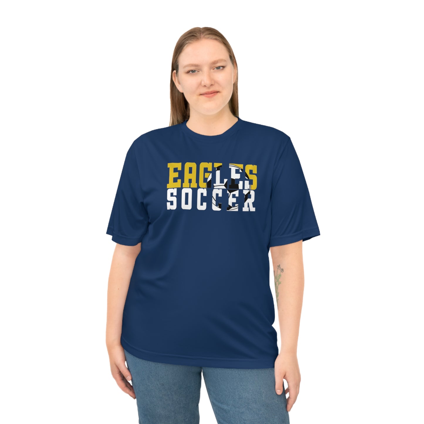 Soccer Cutout - Team 365 Unisex Zone Performance T-shirt