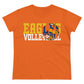 Volleyball Cutout - Gildan Women's Midweight Cotton Tee