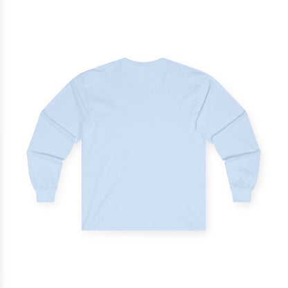 Baseball Cutout - Gildan Ultra Cotton Long Sleeve Tee