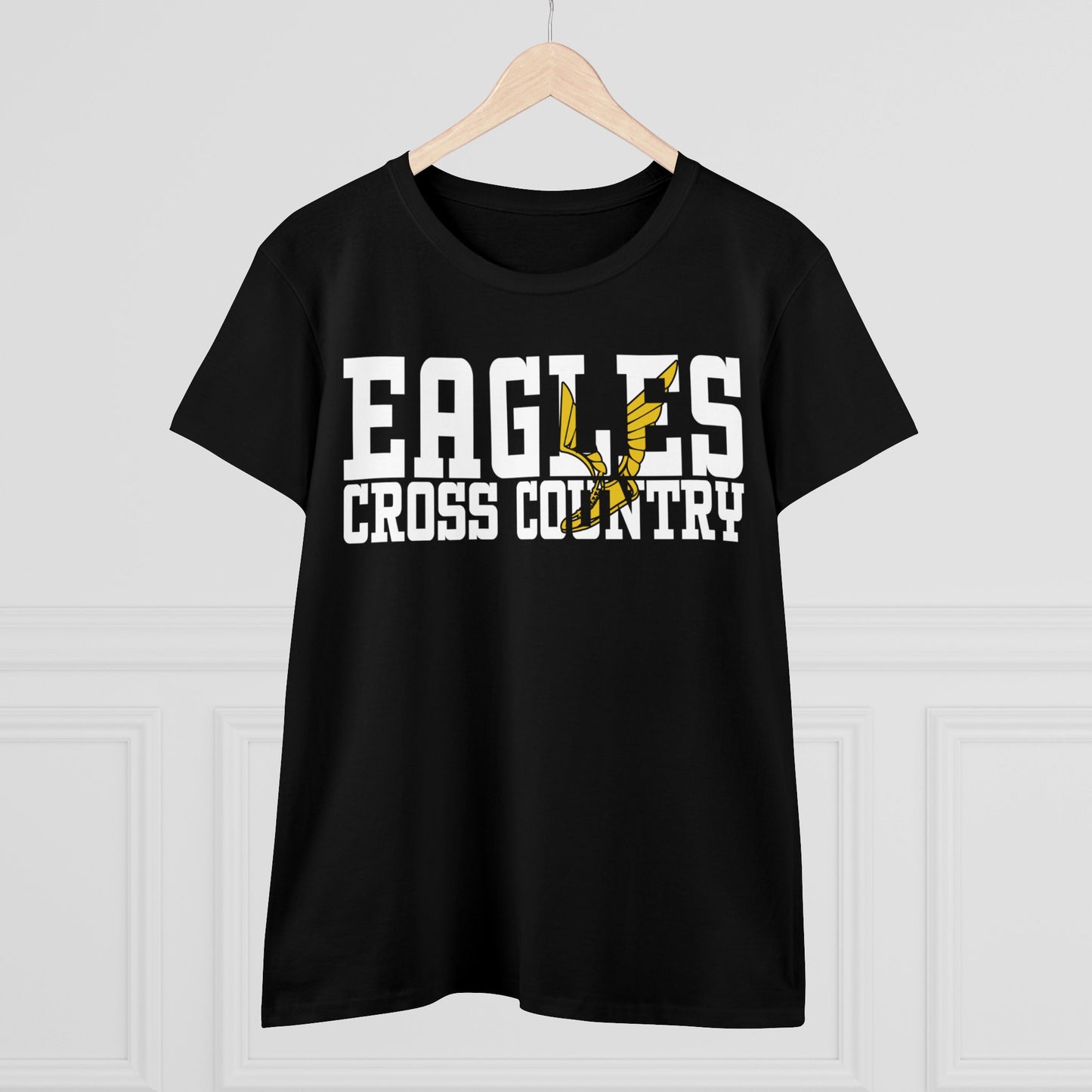 Cross Country Cutout - Gildan Women's Midweight Cotton Tee