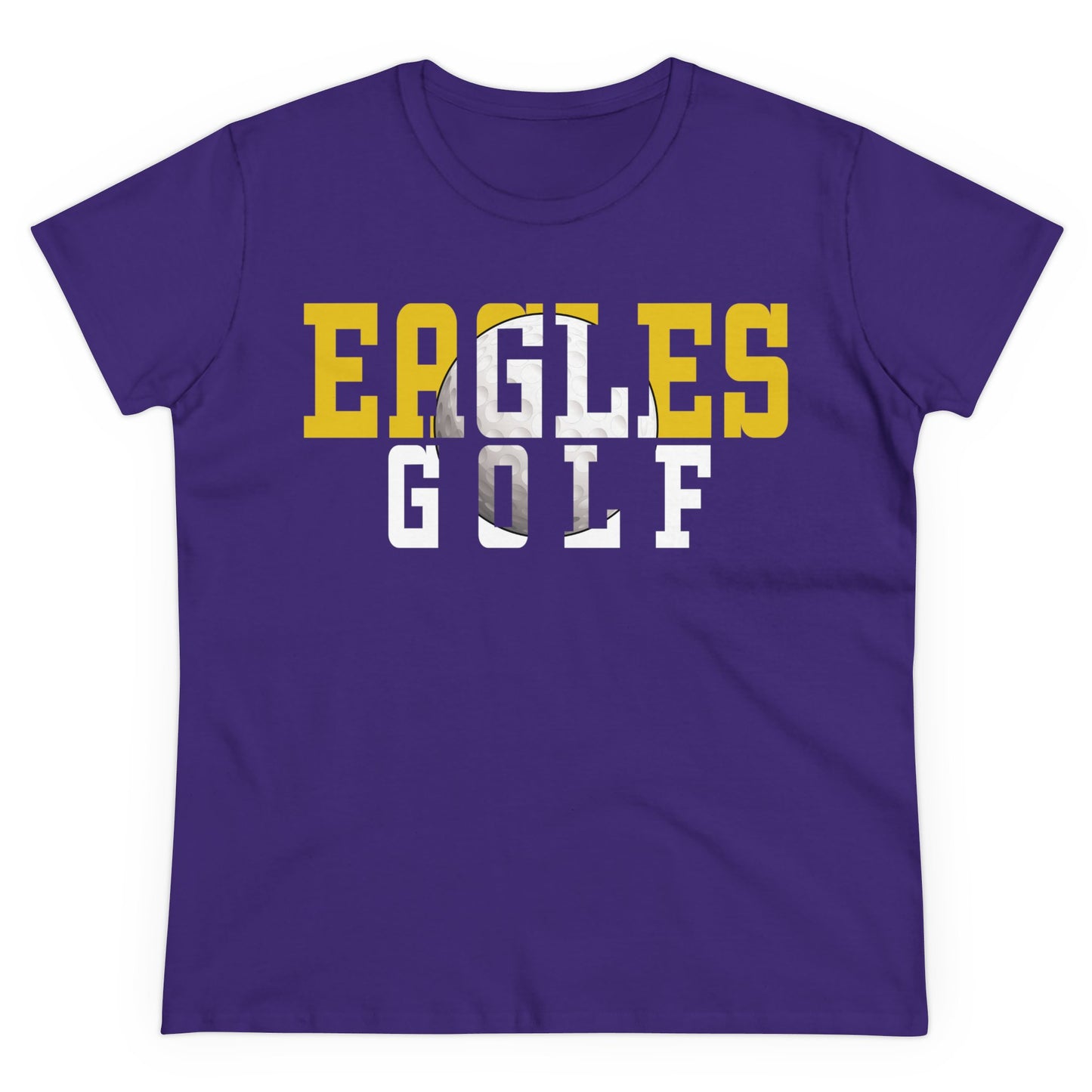 Golf Cutout - Gildan Women's Midweight Cotton Tee