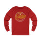 Eagles Circle Stamp -  Bella+Canva Unisex Jersey Long Sleeve Tee