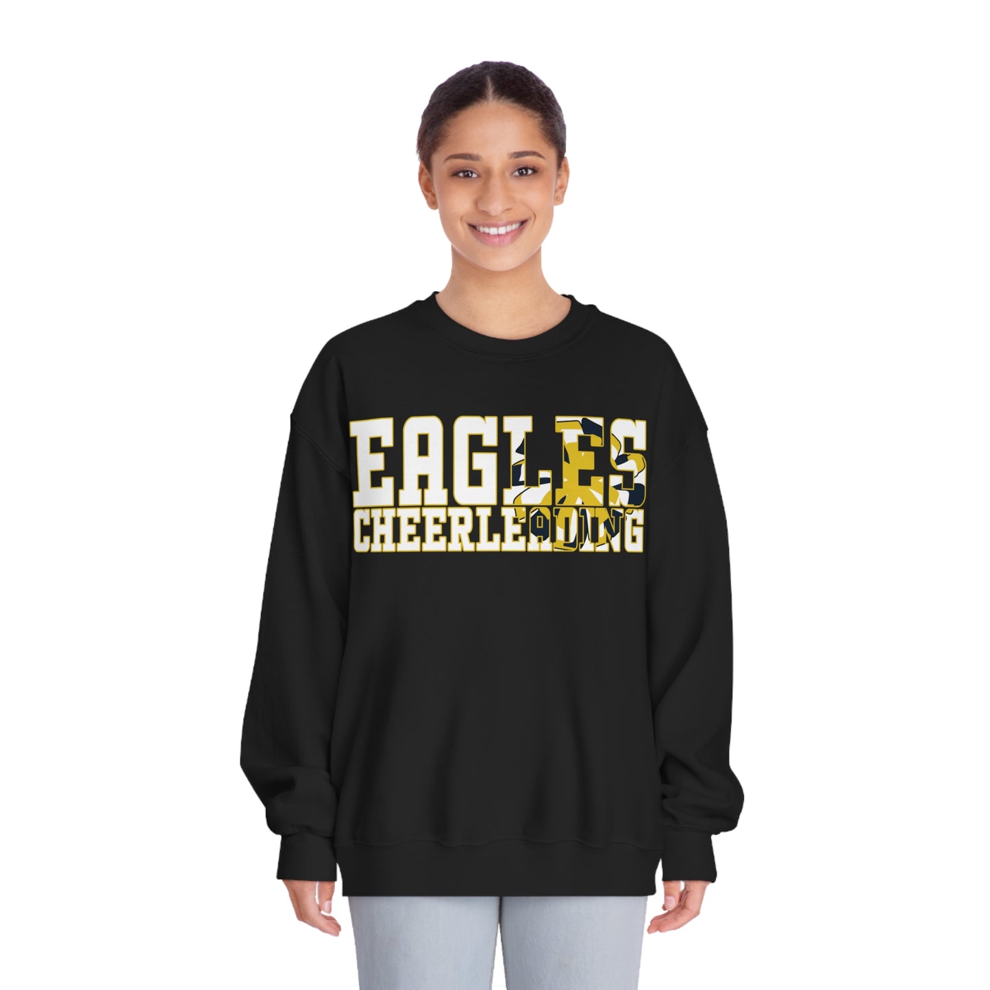 Cheerleading Cutout - Gildan Unisex DryBlend® Crewneck Sweatshirt