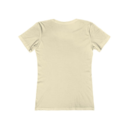 Volleyball Cutout - Next Level Women's The Boyfriend Tee