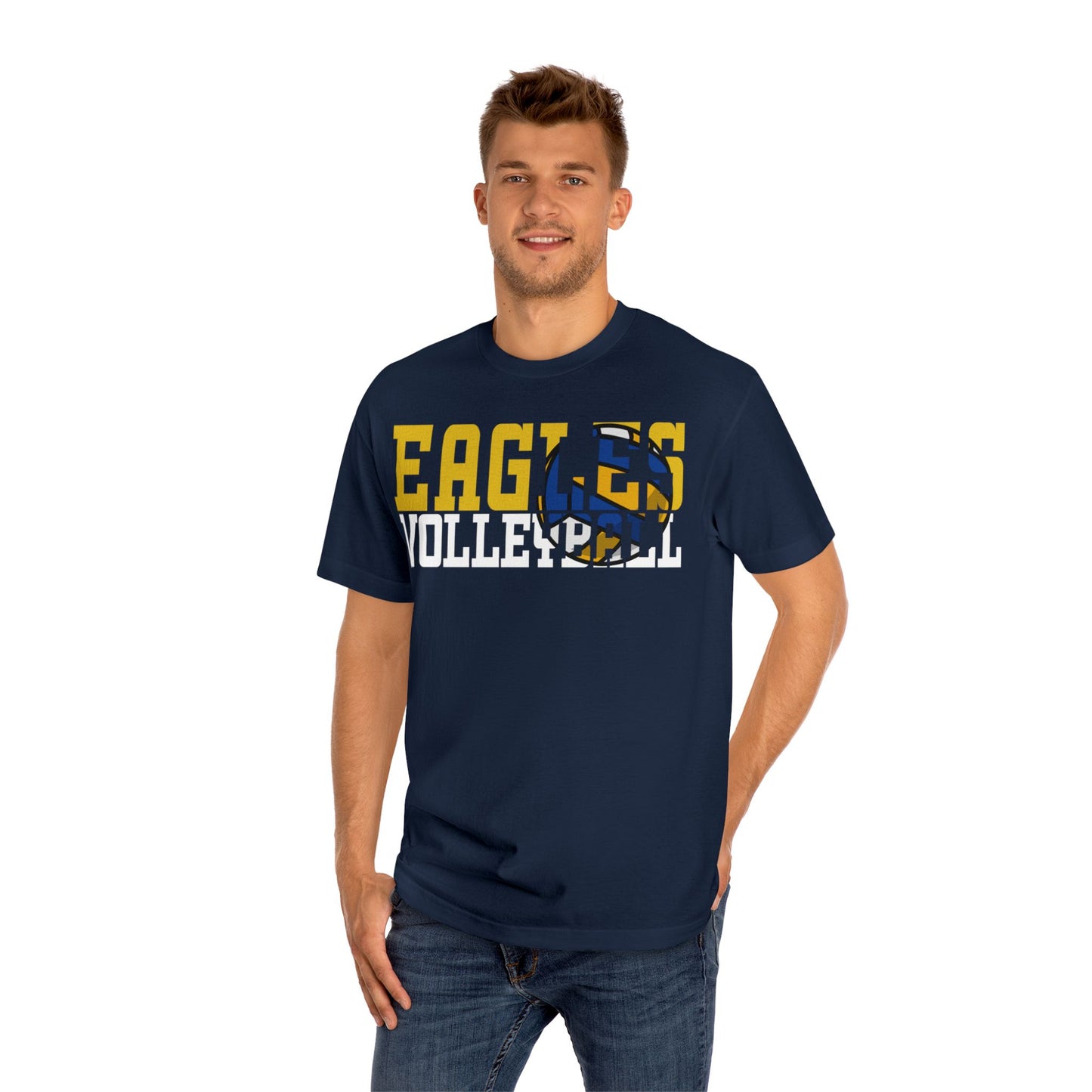 Volleyball Cutout - American Apparel Unisex Classic Tee