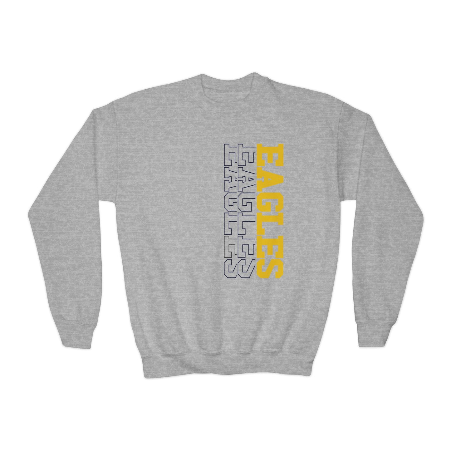 Sideways Eagles - Gildan Youth Crewneck Sweatshirt