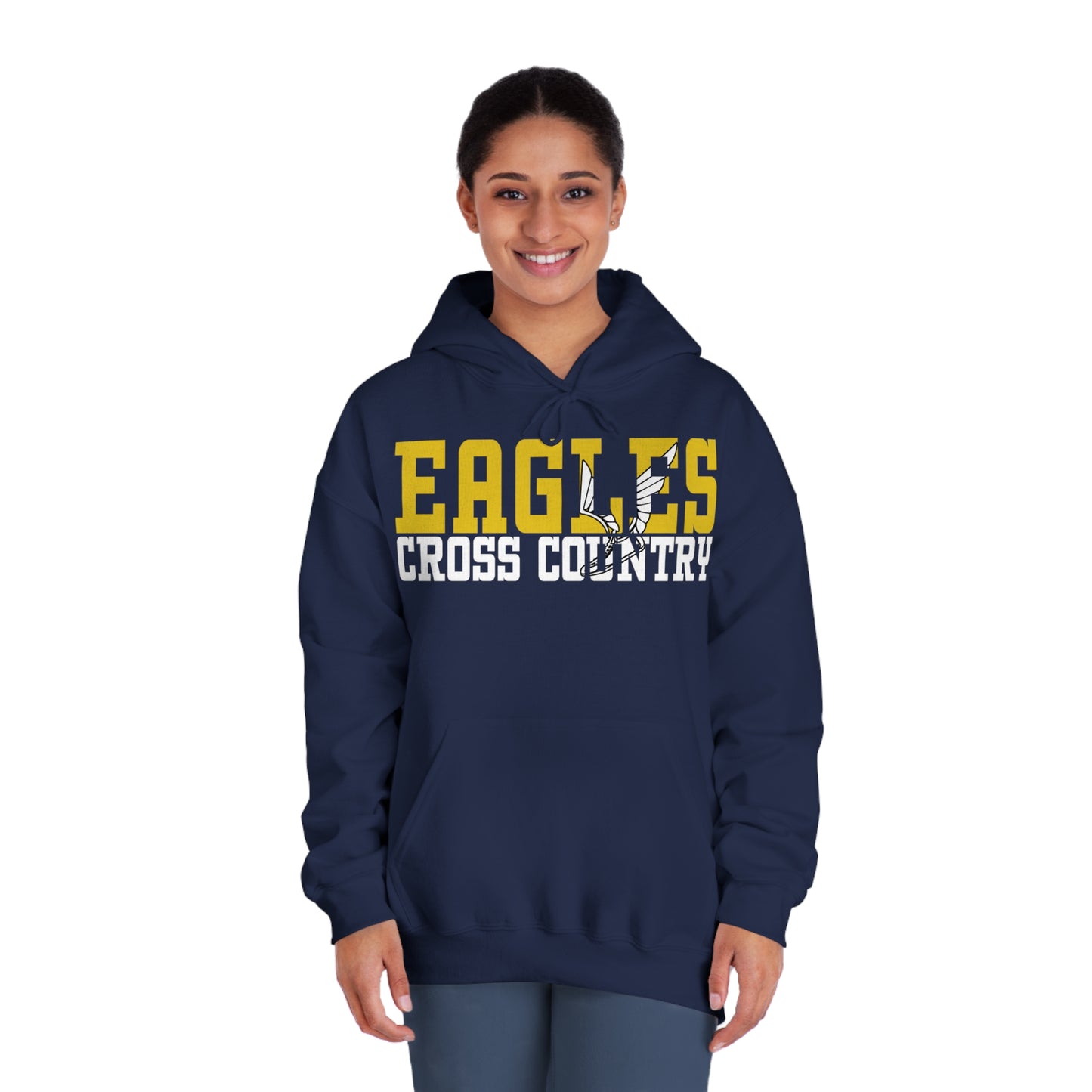 Cross Country Cutout - Gildan Unisex DryBlend® Hooded Sweatshirt