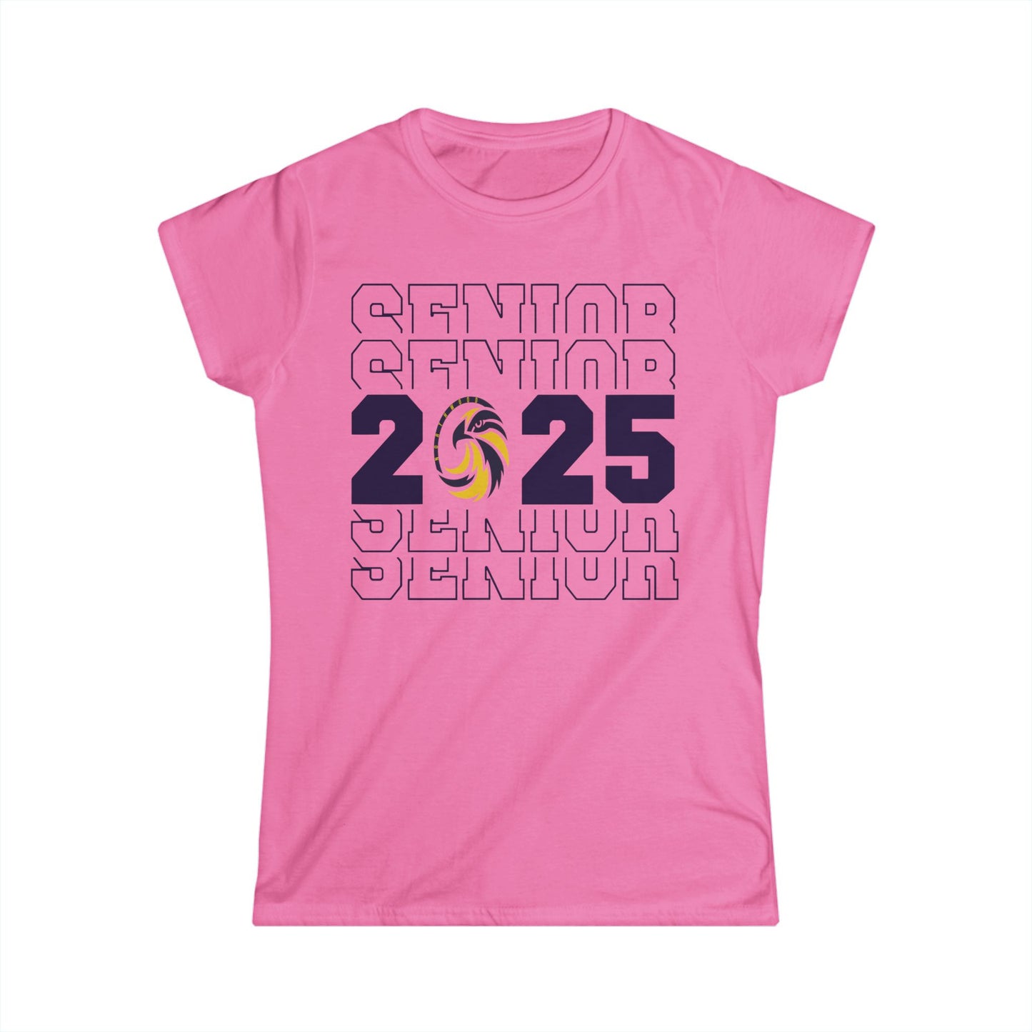 Senior Stacked c/o 2025 - Gildan Women's Softstyle Tee