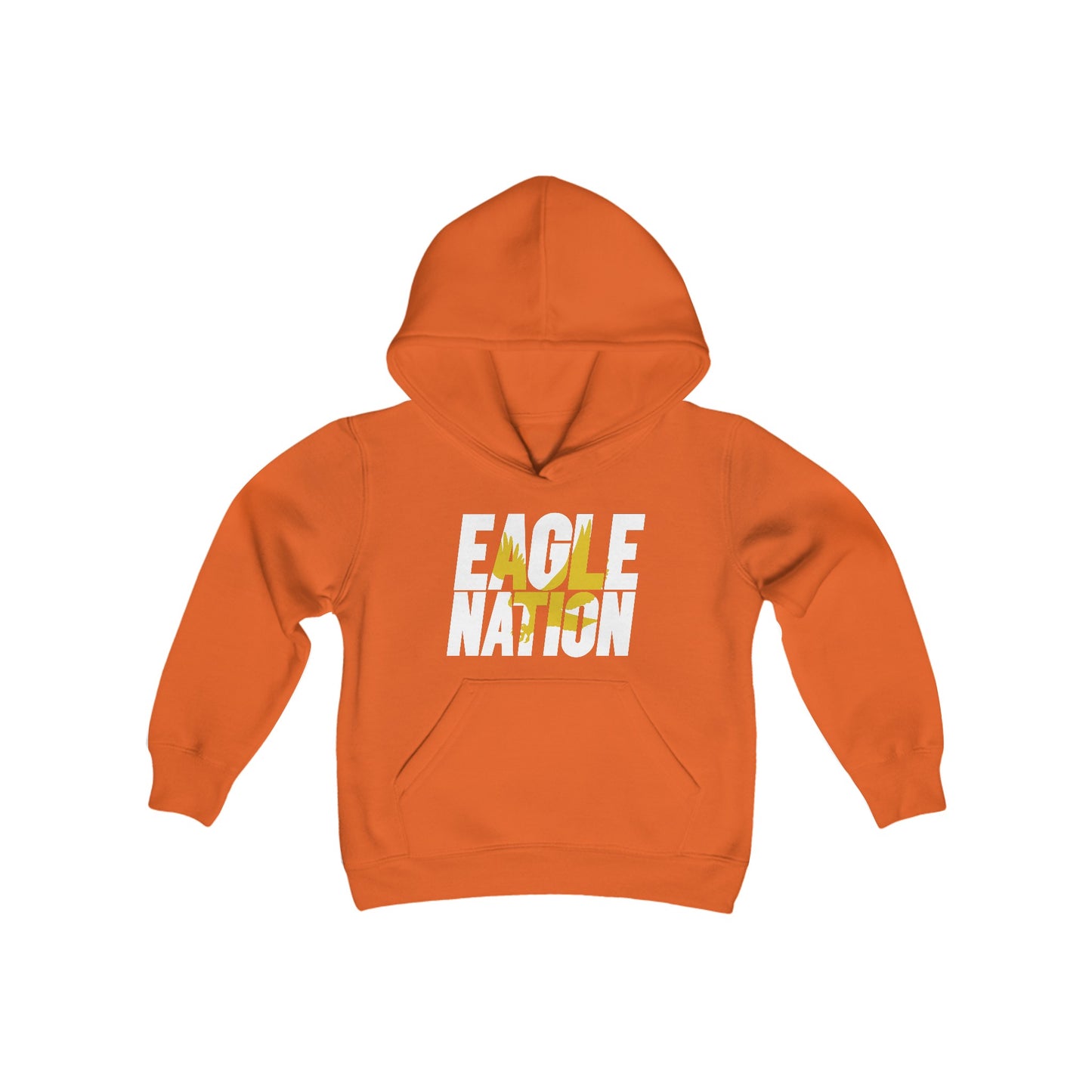 Eagle Nation - Gildan Youth Heavy Blend Hooded Sweatshirt