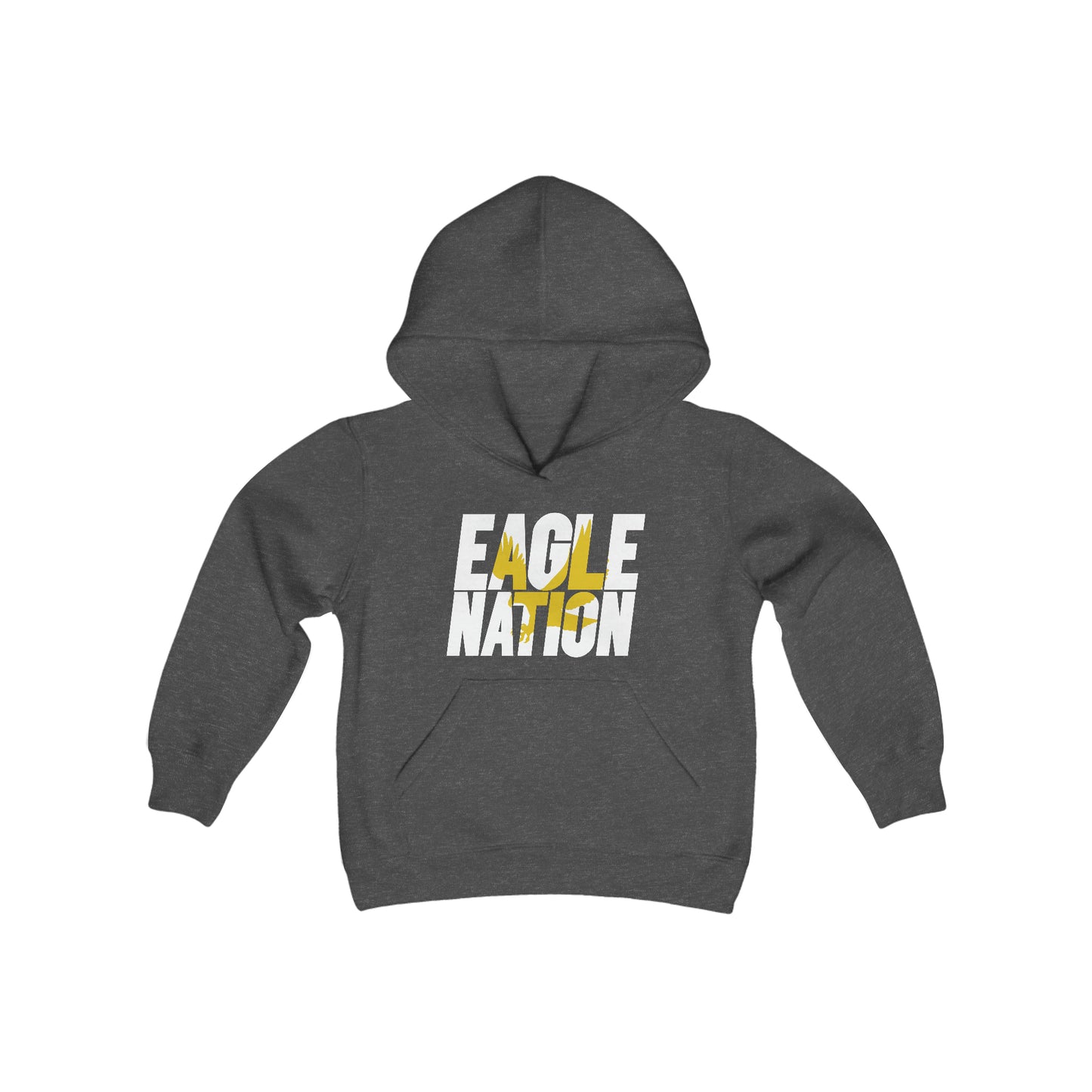 Eagle Nation - Gildan Youth Heavy Blend Hooded Sweatshirt