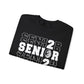 Seniors Cross Stacked c/o 2025 - Gildan Unisex Heavy Blend™ Crewneck Sweatshirt