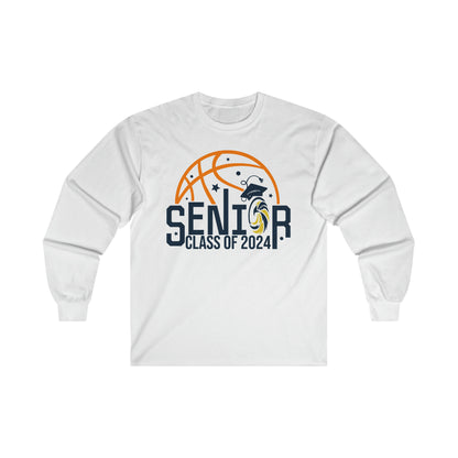 Seniors 2024 Basketball - Gildan Ultra Cotton Long Sleeve Tee