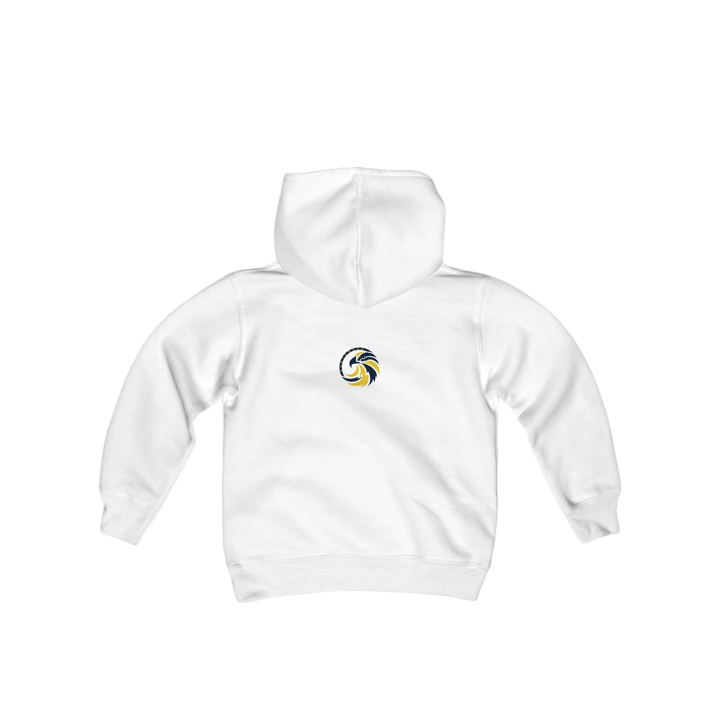 Sideways Eagle - Gildan Youth Heavy Blend Hooded Sweatshirt