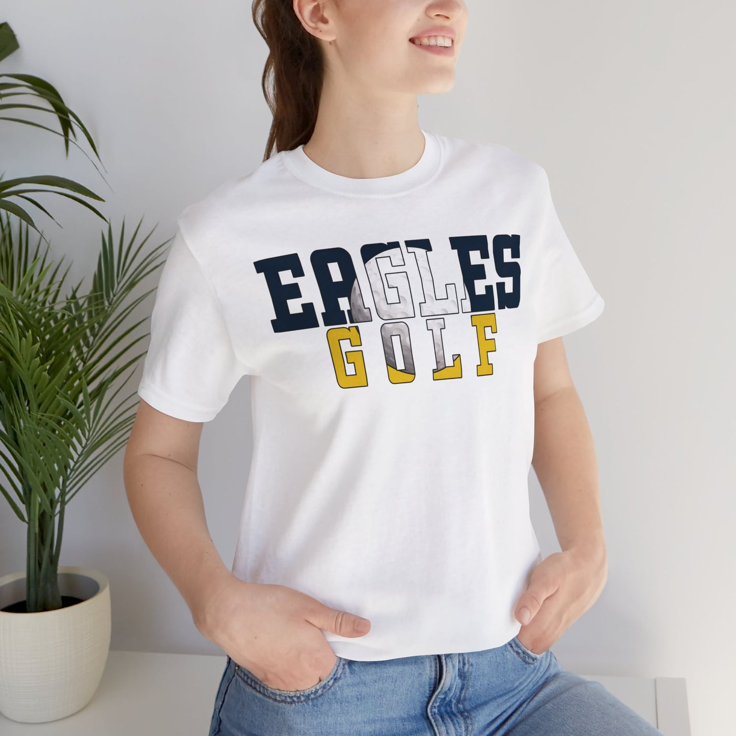 Golf Cutout - Bella+Canva Unisex Jersey Short Sleeve Tee