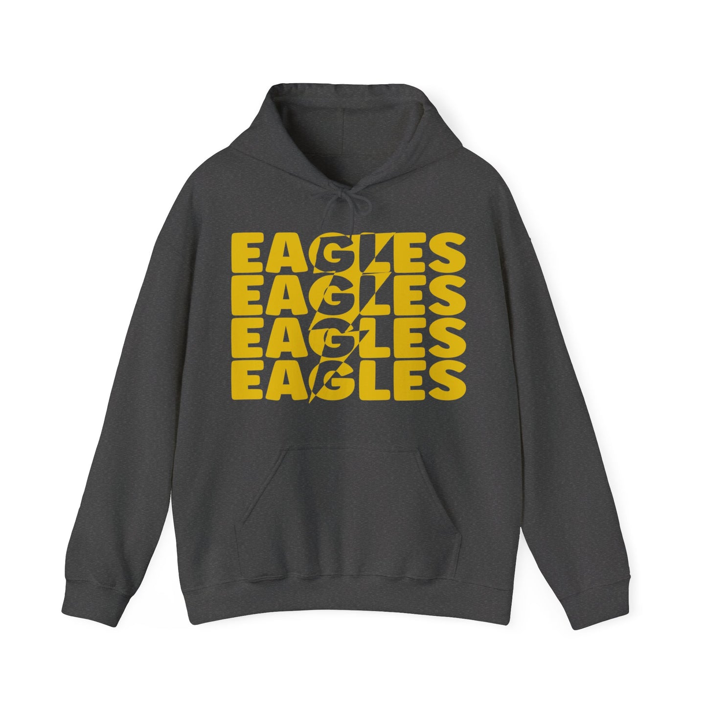 Lightning Bolt Eagles - Gildan Unisex Heavy Blend™ Hooded Sweatshirt