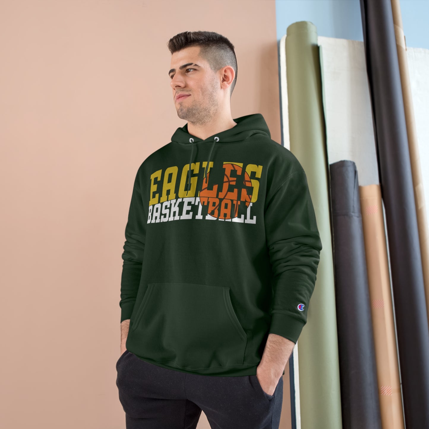 Basketball Cutout - Champion Hoodie