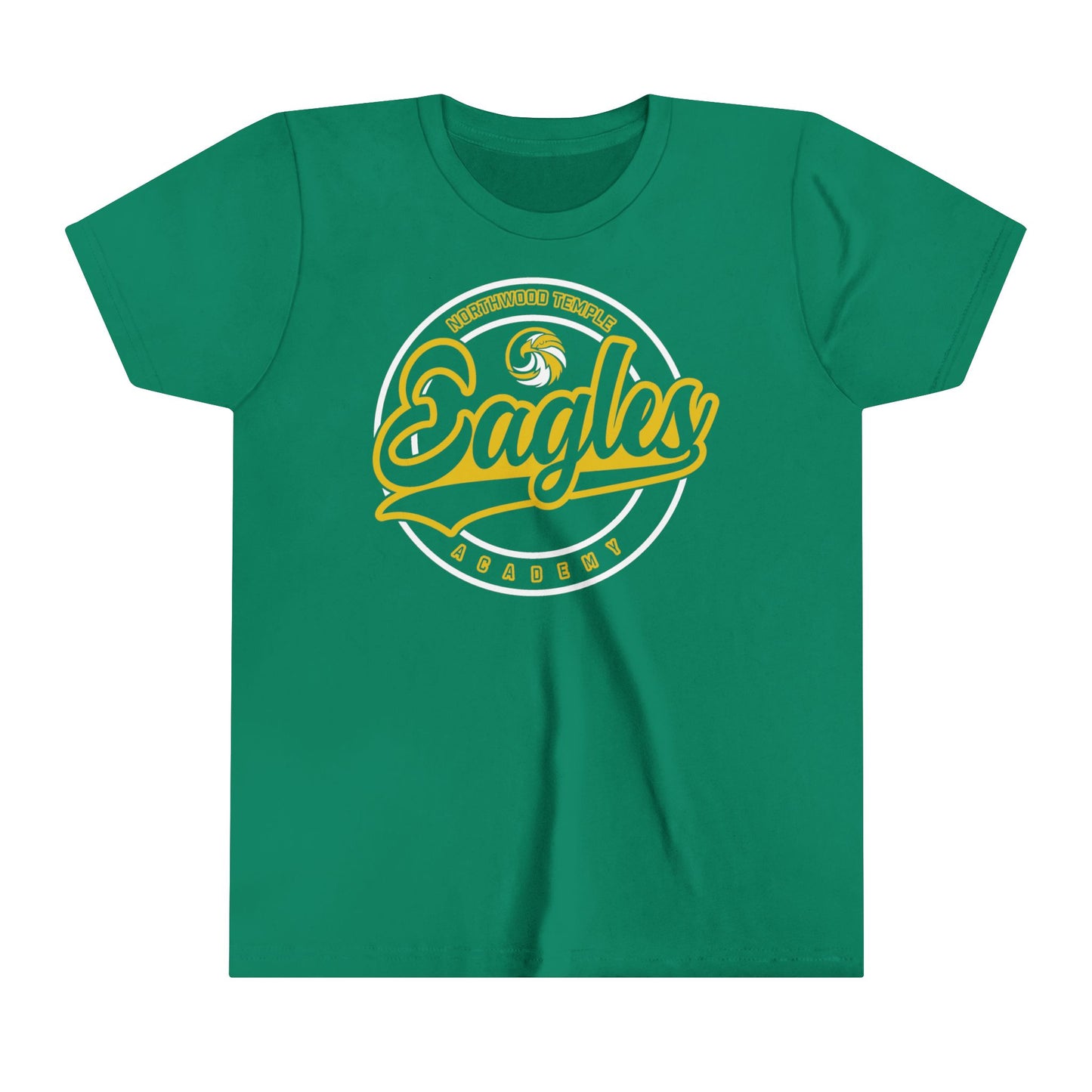 Eagles Circle Stamp - Bella+Canva Youth Short Sleeve Tee