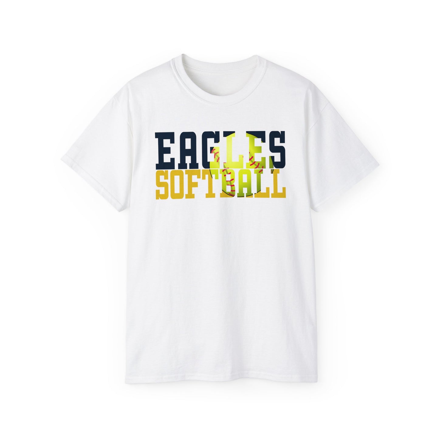 Softball Cutout - Gildan Unisex Ultra Cotton Tee