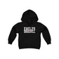 Baseball Cutout - Gildan Youth Heavy Blend Hooded Sweatshirt