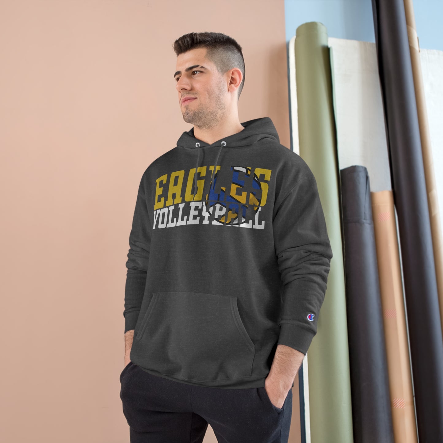 Volleyball Cutout - Champion Hoodie