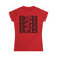 Lightning Bolt Eagle - Gildan Women's Softstyle Tee