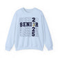 Seniors Cross Stacked c/o 2025 - Gildan Unisex Heavy Blend™ Crewneck Sweatshirt