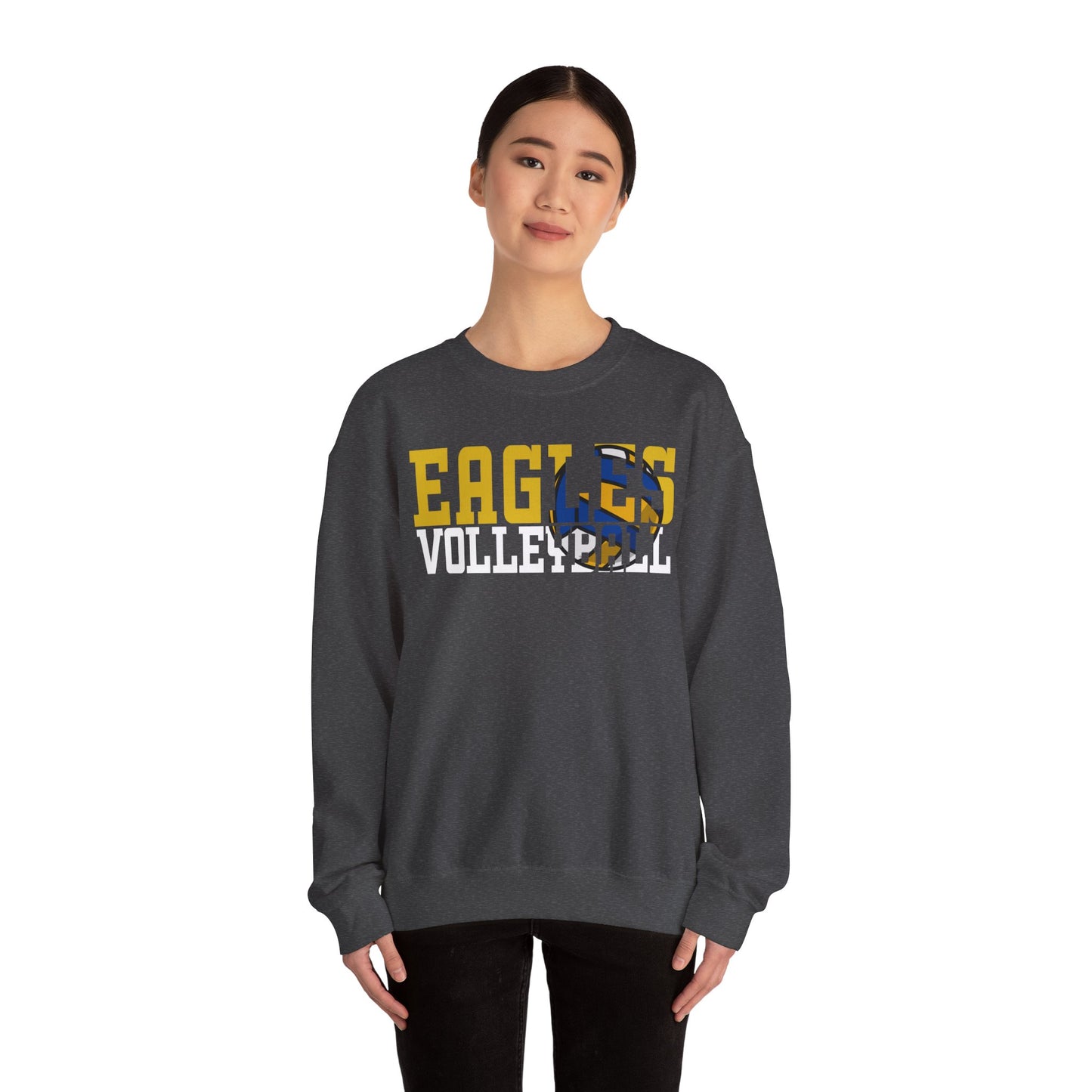 Volleyball Cutout - Gildan Unisex Heavy Blend™ Crewneck Sweatshirt