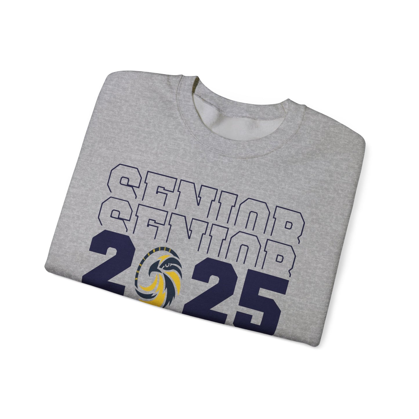 Senior Stacked c/o 2025 - Gildan Unisex Heavy Blend™ Crewneck Sweatshirt