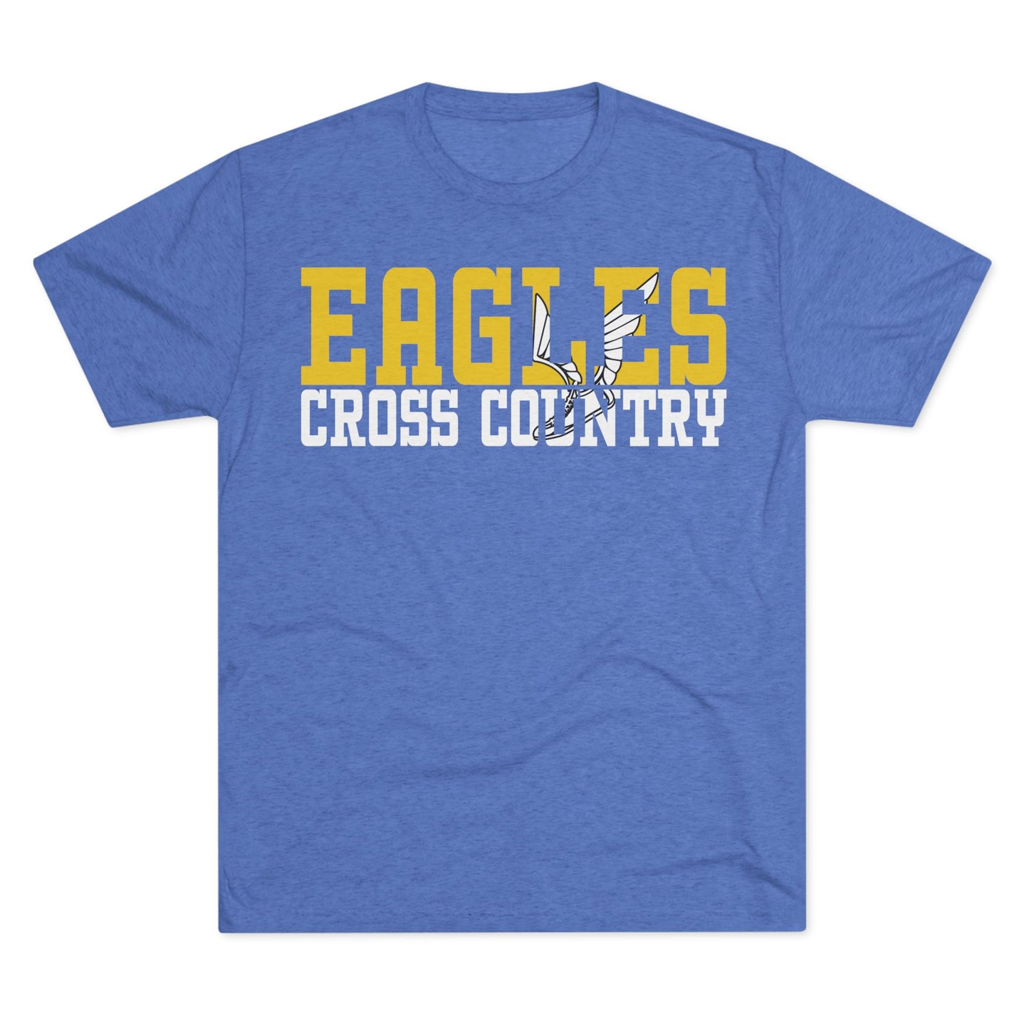 Cross Country Cutout - Next Level Unisex Tri-Blend Crew Tee