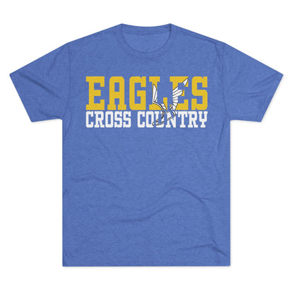 Cross Country Cutout - Next Level Unisex Tri-Blend Crew Tee