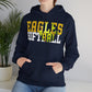 Softball Cutout - Gildan Unisex Heavy Blend™ Hooded Sweatshirt