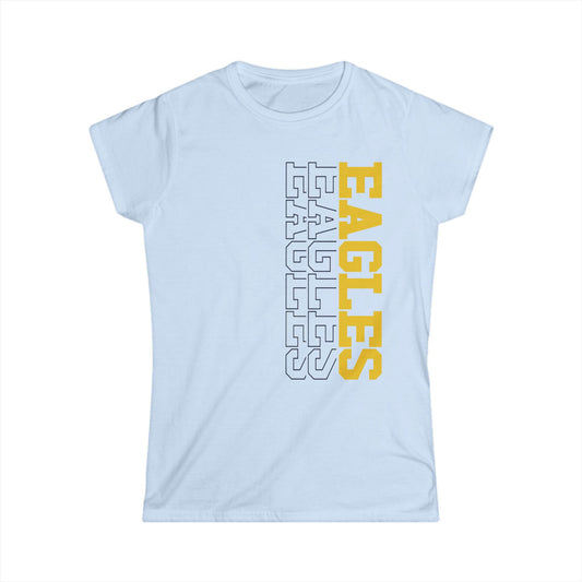 Sideways Eagles - Gildan Women's Softstyle Tee