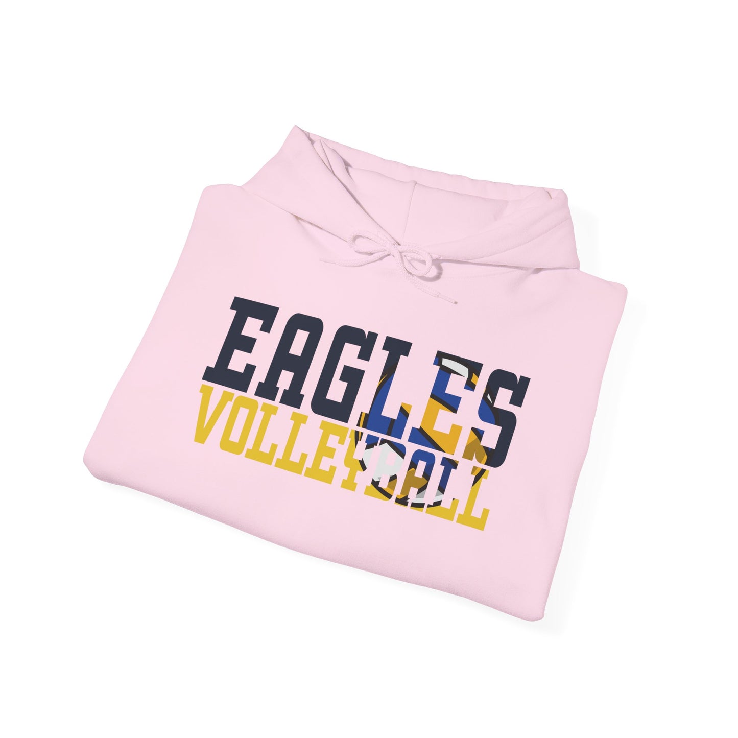 Volleyball Cutout - Gildan Unisex Heavy Blend™ Hooded Sweatshirt