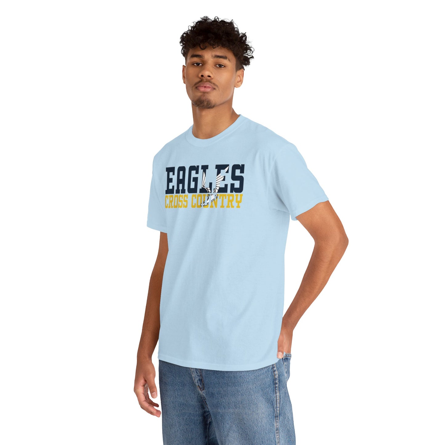 Cross Country Cutout - Gildan Unisex Heavy Cotton Tee