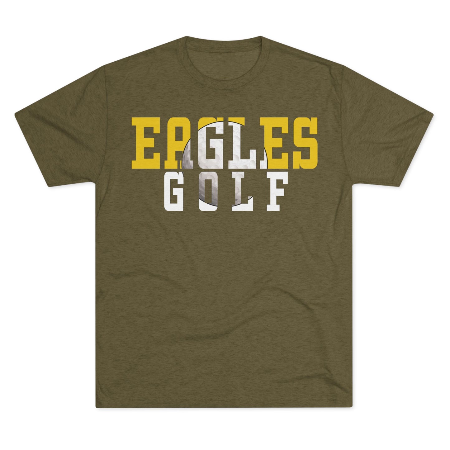 Golf Cutout - Next Level Unisex Tri-Blend Crew Tee