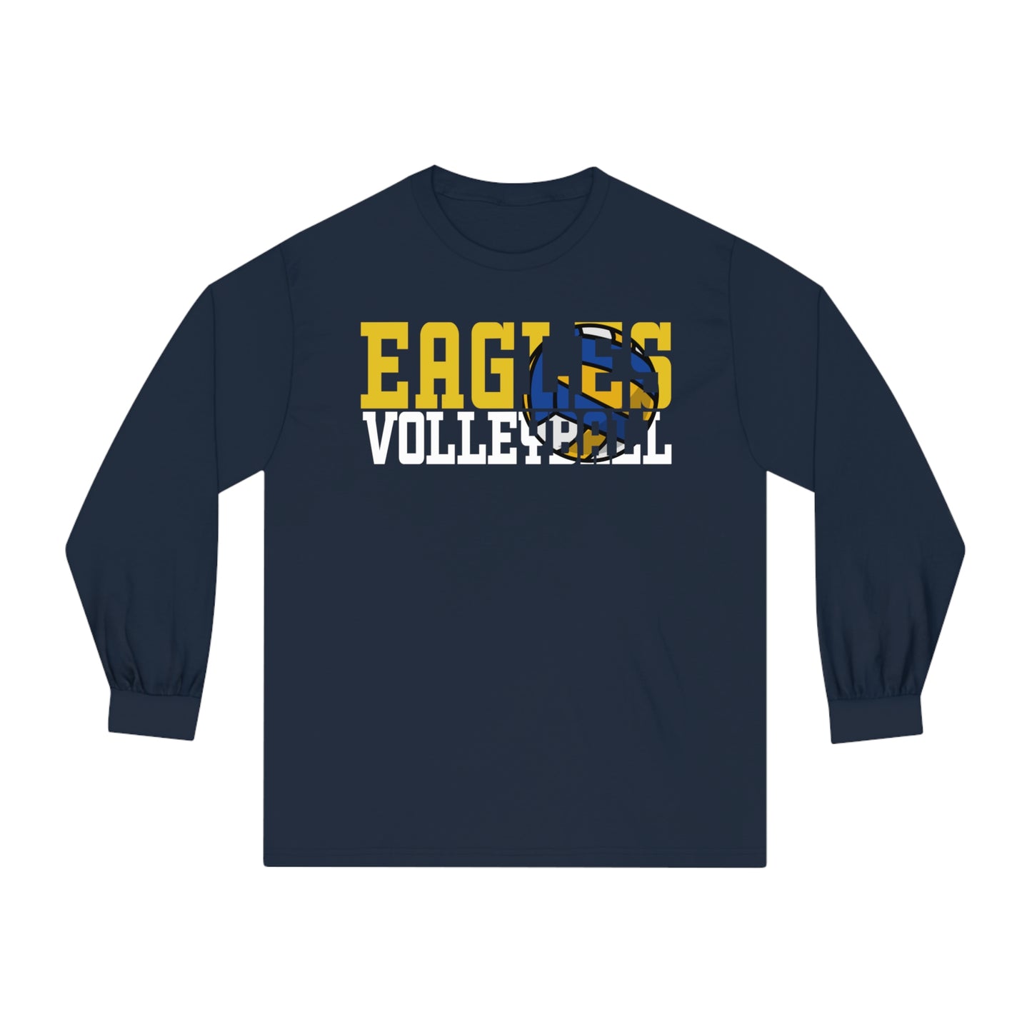 Volleyball Cutout - American Apparel Unisex Classic Long Sleeve T-Shirt